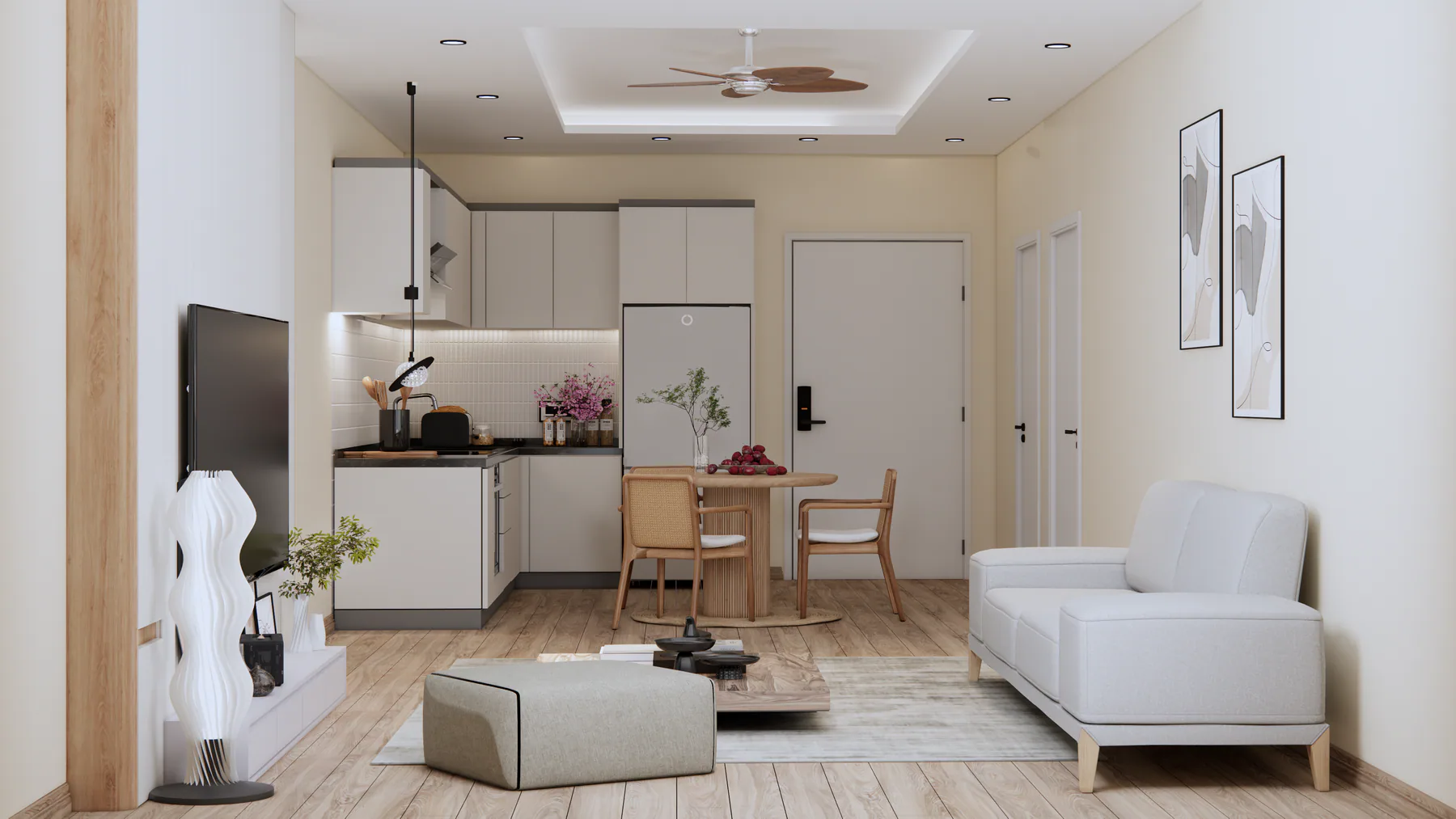 Batu Rezidans salon tasarımı — oturma grubu